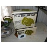 (2) N.O.S. BLACK & DECKER CIRC. SAWS (2) N.O.S. BLACK & DECKER CIRC. SAWS