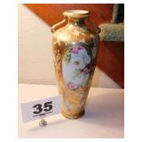 NIPPON HAND PAINTED VASE NIPPON HAND PAINTED VASE