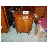 ROUND TWO DOOR END TABLE ROUND TWO DOOR END TABLE
