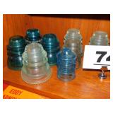 LOT OF INSULATORS LOT OF INSULATORS
