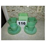 JADEITE LOT - COFFEE IS CRACKED JADEITE LOT - COFFEE IS CRACKED