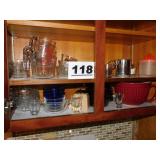 CONTENTS OF KITCHEN SHELVES CONTENTS OF KITCHEN SHELVES