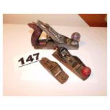 (3)WOOD PLANES (3)WOOD PLANES