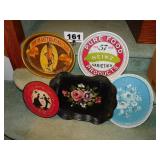 LOT OF TIN TRAYS LOT OF TIN TRAYS