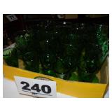 EMERALD GREEN GOBLETS EMERALD GREEN GOBLETS