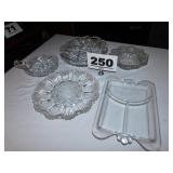 GLASS LOT & SNACK TRAY GLASS LOT & SNACK TRAY