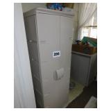 2 DOOR, 5 FT PLASTIC STORAGE CABINET 2 DOOR, 5 FT PLASTIC STORAGE CABINET