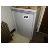 2 DOOR, 3 FT PLASTIC STORAGE CABINET