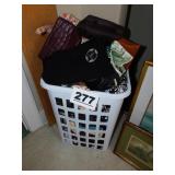 LAUNDRY BASKET FULL OF PURSES LAUNDRY BASKET FULL OF PURSES