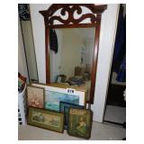 PRINTS & DRESSER MIRROR