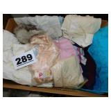 (4) BOXES OF VINTAGE CLOTHING & MORE