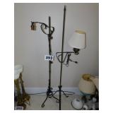 (2) ADJUSTABLE READING LAMPS