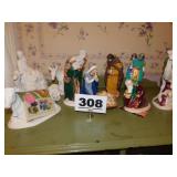 PARTIAL NATIVITY SET