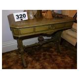PAINTED VICTORIAN LAMP TABLE PAINTED VICTORIAN LAMP TABLE