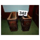 (4)SEWING MACHINE DRAWERS (4)SEWING MACHINE DRAWERS