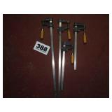 (4) WOOD CLAMPS (4) WOOD CLAMPS