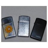 (3) ZIPPO LIGHTERS (3) ZIPPO LIGHTERS