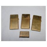 (30 14K GOLD PLATED LIGHTERS