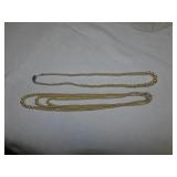 (2) P[EARL TYPE NECKLACES (2) P[EARL TYPE NECKLACES