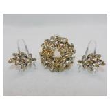NAPIER BROOCH & EAR RINGS NAPIER BROOCH & EAR RINGS