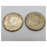 1964 & 1967 KENNEDY HAL DOLLARS