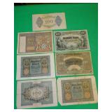 FOREIGN PAPER CURRWNCY-MOSTLY GERMAN FOREIGN PAPER CURRWNCY-MOSTLY GERMAN