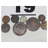 LOT OF FOREIGN COINS LOT OF FOREIGN COINS