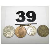 LOT OF 4 FOREIGN COINS LOT OF 4 FOREIGN COINS