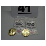 2 ROBERTO CLEMENTE COMMEMORATIVE COINS 2 ROBERTO CLEMENTE COMMEMORATIVE COINS