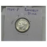 1964 P ROOSEVELT SILVER DIME 1964 P ROOSEVELT SILVER DIME