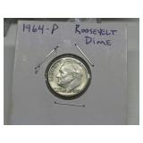 1964 P ROOSEVELT SILVER DIME