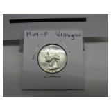 1964 P WASHINGTON SILVER QUARTER