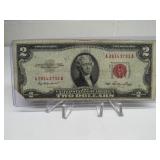 1953 RED SEAL $2 BILL 1953 RED SEAL $2 BILL