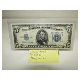 1934A $5 SILVER CERTIFICATE 1934A $5 SILVER CERTIFICATE