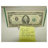 1981A $100 UNCIRCULATED, DONALD REGAN SIGNED