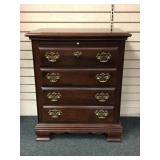 Mahogany 4 Drawer Miniature Chest with Mahogany 4 Drawer Miniature Chest with