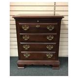 Mahogany 4 Drawer Miniature Chest with