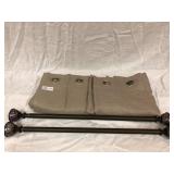 1 Pair of Martha Stewart Black Out Drapes 84", 1 Pair of Martha Stewart Black Out Drapes 84",