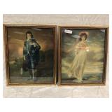 2 Framed Decorator Prints 2 Framed Decorator Prints