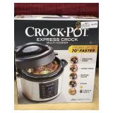 Crock Pot Express Crock Multi-Cooker, open box,