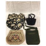 4 Purses - 2 Vera Bradley, 1 Warren Reed,