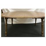 Maple Dining Table with 2 Leaves (9 3/4"),