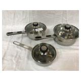 3 Piece Oneida Cookware with Lids 3 Piece Oneida Cookware with Lids