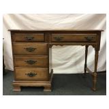Maple 5 Drawer Student Desk, 42"w x 18.5d x 30"h Maple 5 Drawer Student Desk, 42"w x 18.5d x 30"h
