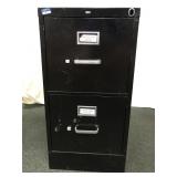 2 Drawer Metal Filing Cabinet, 15"w x 25"d x 29"h 2 Drawer Metal Filing Cabinet, 15"w x 25"d x 29"h