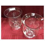 2 Decorator Luminaries 10.5"h x 7.5"d 2 Decorator Luminaries 10.5"h x 7.5"d