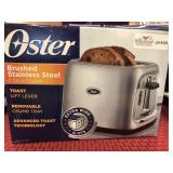 Oster Brushed Stainless Steel 2 SliceToaster,