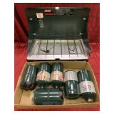 Coleman 2 Burner Propane Stove and 6 Coleman 2 Burner Propane Stove and 6