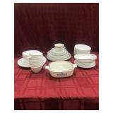 75 piece assorted Corelle by Corning dinnerware