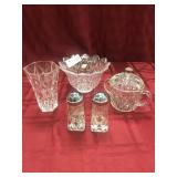 5 pieces unmatched lead crystal 5 pieces unmatched lead crystal